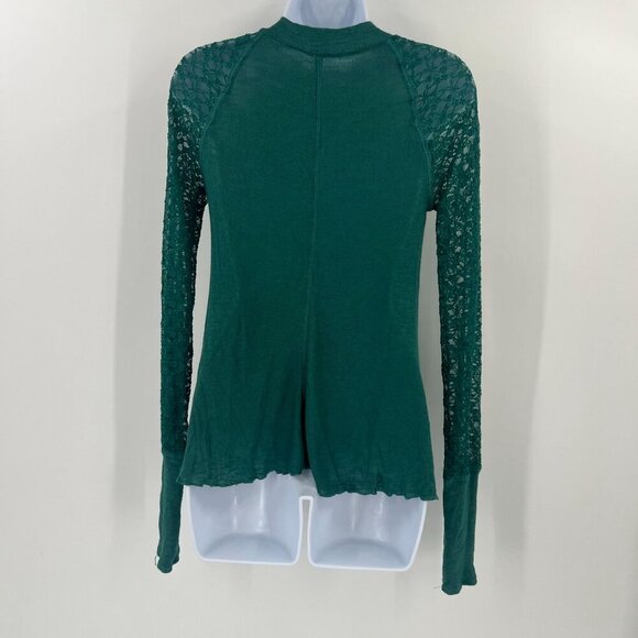 Intimately Free People Women Size Small Green No Limits Layering Top - Picture 3 of 10